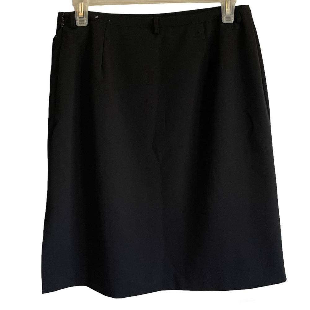 Vintage Worthington Works Basic Solid Black Midi … - image 3